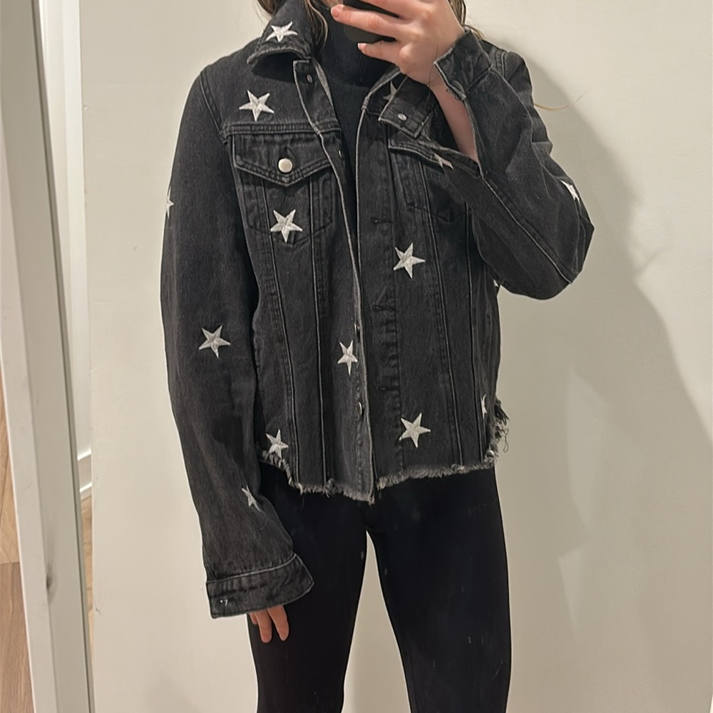 HONEY PUNCH STAR DENIM JACKET